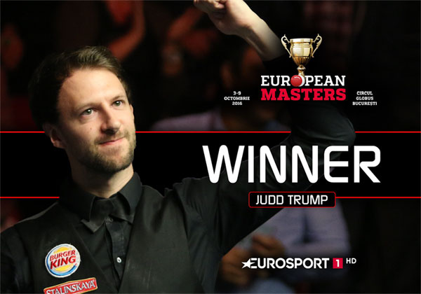 Джадд Трамп – победитель European Masters 2016