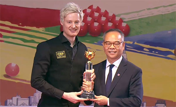 Нил Робертсон – победитель Hong Kong Masters 2017